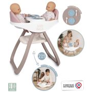 Scaun de masa pentru papusi smoby baby nurse twin 2 in 1 maro hubs7600220371