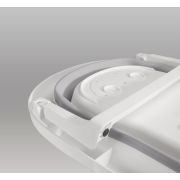 Cadita pliabila xl cu suport anatomic kasia grey, include jucarie lvtk5904067518735