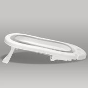 Cadita pliabila xl cu suport anatomic kasia grey, include jucarie lvtk5904067518735