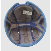 Casca protectie bebelusi cu spuma flexibila, ultrausoara, reglabila, 7-24 luni, albastra, SafeHeadBaby Sporty, SHB004