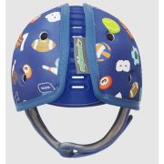 Casca protectie bebelusi cu spuma flexibila, ultrausoara, reglabila, 7-24 luni, albastra, SafeHeadBaby Sporty, SHB004