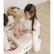 Centru de ingrijire pentru papusi smoby baby nurse doll`s play center maro cu 23 accesorii hubs7600220376