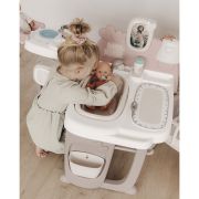 Centru de ingrijire pentru papusi smoby baby nurse doll`s play center maro cu 23 accesorii hubs7600220376