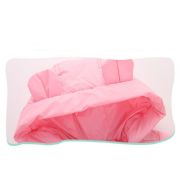 Combinezon roz din fas pentru fetite - Teddy AM08-209