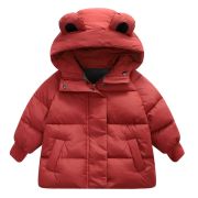 Geaca caramizie din fas pentru copii - Lully AM08-106-AC