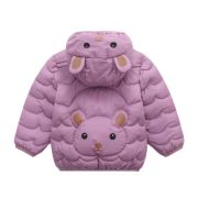 Geaca lila din fas pentru fetite - Teddy LI08-127-AC