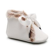 Ghetute albe imblanite cu fundita din satin (marime disponibila: 3-6 luni (marimea 18 incaltaminte)) mbxh0223-1-p01.3-6 luni (marimea 18 incaltaminte)
