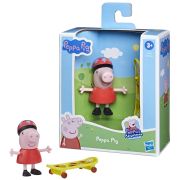 PEPPA PIG FIGURINA PRIETENII AMUZANTI PEPPA PIG CU SKATEBOARD 7CM VIVF2179_F3758
