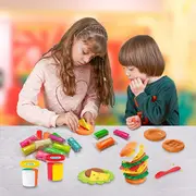 Set plastilina 100% ECO, Lovin'Do, Burger Time KRTOK41144