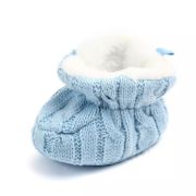 Botosei bleu crosetati imblaniti (marime disponibila: 6-9 luni (marimea 19 incaltaminte)) lid2061-3-bo6.6-9 luni (marimea 19 incaltaminte)