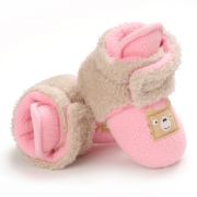 Cizmulite plusate roz cu crem pentru fetite - Teddy AMD27-3-p19