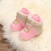 Cizmulite plusate roz cu crem pentru fetite - Teddy AMD27-3-p19