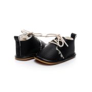 Ghetute negre imblanite, cu sireturi MBHZ202-10-c1