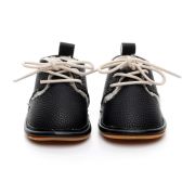 Ghetute negre imblanite, cu sireturi MBHZ202-10-c1