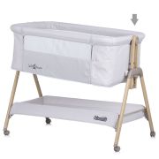 Patut co-sleeper chipolino sweet dreams grey stars wood hubkossd0214sg
