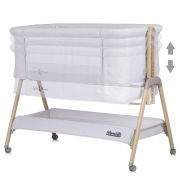 Patut co-sleeper chipolino sweet dreams grey stars wood hubkossd0214sg
