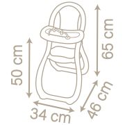 Scaun de masa pentru papusi smoby baby nurse maro hubs7600220370