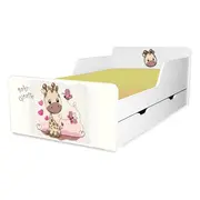 Pat Copii Start Girafa 2-12 ani, cu sertar PC-P-SRT-GIR-80