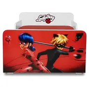 Pat pentru copii 2-12 ani Start LadyBug, varianta fara saltea inclusa - PC-P-STR-LDB-80