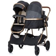 Carucior gemeni chipolino duo smart 2 in 1 raven hubkbds02201ra