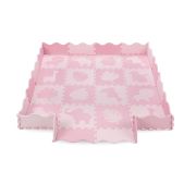 Covoras de joaca Puzzle 150x150 cm, Momi Zawi - Pink KRTMAED00012