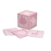 Covoras de joaca Puzzle 150x150 cm, Momi Zawi - Pink KRTMAED00012