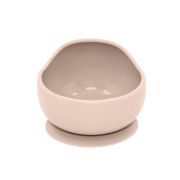 Petite&Mars - Bol din silicon fara BPA, Cu ventuza, TAKE&MATCH, 6 luni+, 350 ml, Bej BYN707818