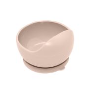 Petite&Mars - Bol din silicon fara BPA, Cu ventuza, TAKE&MATCH, 6 luni+, 350 ml, Bej BYN707818