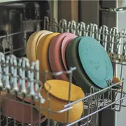 Petite&Mars - Farfurie din silicon fara BPA, Cu ventuza, TAKE&MATCH, 6 luni+, 400 ml, Ocru BYN708819