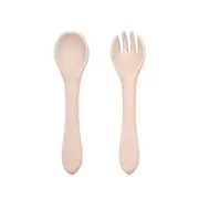 Petite&Mars - Set tacamuri din silicon fara BPA, Take&Match, 6 luni+, Bej BYN709818