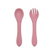 Petite&Mars - Set tacamuri din silicon fara BPA, Take&Match, 6 luni+, Roz BYN709820