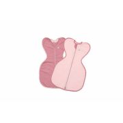 Set 2 saci de dormit nou-nascut Swaddle First Sleep Sweet Star & Blush Pink KDE2FSSSBP00