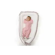 Set 2 saci de dormit nou-nascut Swaddle First Sleep Sweet Star & Blush Pink KDE2FSSSBP00