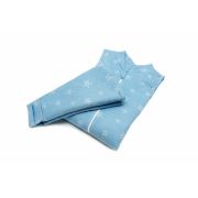 Sac de dormit cu picioruse si maneci, Stars in your eyes - Blue, 70 cm, 2 tog - Iarna KDEJPIC702STEYEB