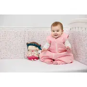 Sac de dormit cu picioruse si maneci, Stars in your eyes - Pink, 80 cm, 3 Tog - Iarna KDEJPIC803STEYEP