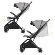 Carucior sport pliabil ultracompact pentru calatorii Espoo+, Evening Shadow, Gri inchis, Skiddou JEMsk_2020052