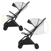 Carucior sport pliabil ultracompact pentru calatorii Espoo+, Normandic Dream, Gri, Skiddou JEMsk_2020053