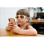 Ochelari pentru copii cu protectie impotriva ecranelor Click & Change ScreenSafe, 2-5 ani, Albi, Mokki JEMmokki_MO8017