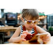 Ochelari pentru copii cu protectie impotriva ecranelor Click & Change ScreenSafe, 2-5 ani, Albi, Mokki JEMmokki_MO8017