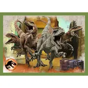 PUZZLE TREFL JURASSIC WORLD 4IN1 IN LUMEA DINOZAURILOR VIV34607