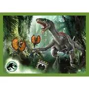 PUZZLE TREFL JURASSIC WORLD 4IN1 IN LUMEA DINOZAURILOR VIV34607