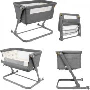 Patut 3 in 1 co-sleeping Natt, Evening Dream, Gri inchis, Skiddou JEMsk_2040011