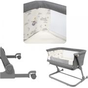 Patut 3 in 1 co-sleeping Natt, Evening Dream, Gri inchis, Skiddou JEMsk_2040011