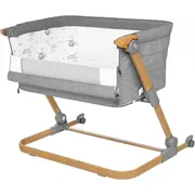 Patut 3 in 1 co-sleeping Natt, Normandic Wood, wood-gri, Skiddou JEMsk_2040013