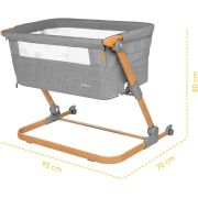 Patut 3 in 1 co-sleeping Natt, Normandic Wood, wood-gri, Skiddou JEMsk_2040013