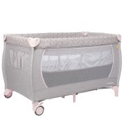 Patut de calatorie pliabil cu 2 nivele Lunar, Keep Pink, Roz, Skiddou JEMsk_2040023