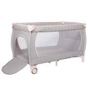 Patut de calatorie pliabil cu 2 nivele Lunar, Keep Pink, Roz, Skiddou JEMsk_2040023