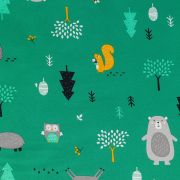 Sac de dormit Woodland Animals 70 cm 1.0 Tog BBXCJ951-10