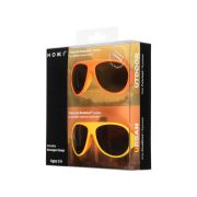 Set de 2 ochelari copii Click & Change, galben, 2-5 ani, Mokki JEMmokki-MO8008