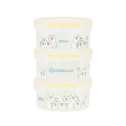 Badabulle - set 3 boluri ermetice maxi 300 ml, pentru pastrarea hranei bbbb004306